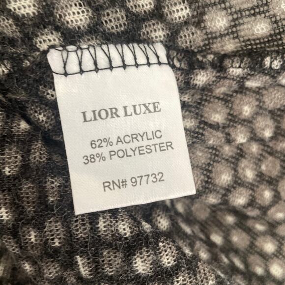 Lior Paris Women Top M Muted Tones Asymmetrical Netted Layer Whimsigoth Grunge - Picture 11 of 13